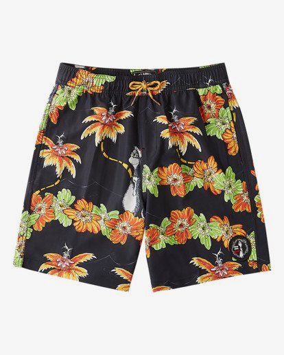 Grinch Aloha Layback - Board Shorts for Boys  V2LB02BIW0