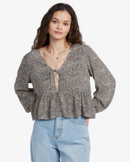 After Dark - Long Sleeve Blouse for Women  V3TP08BIW0