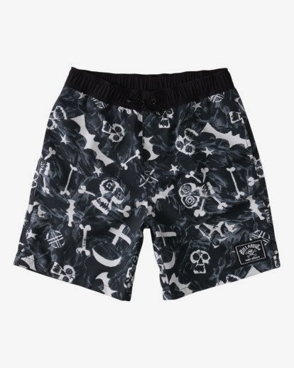 Bad Billy Layback 16" - Swim Shorts for Boys  W2LB10BIP1