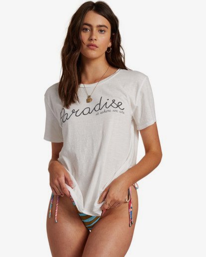 Paradise - Boyfriend T-Shirt for Women  W3SS42BIP1