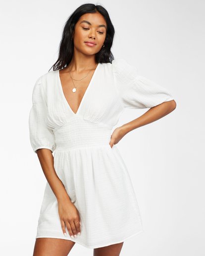 Billabong white shops dress