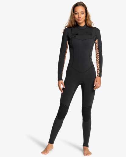 4/3mm Salty Dayz - Chest Zip Wetsuit for Women  Z44G10BIF1