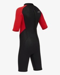 5 2/2mm Intruder - Back Zip Wetsuit for Boys 8 - 14 Red 042B19BIP0 Billabong