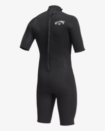 4 Intruder 2/2mm - Back Zip Springsuit for Men Black 042M19BIP0 Billabong