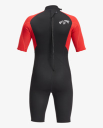 2 Intruder 2/2mm - Back Zip Springsuit for Men Red 042M19BIP0 Billabong