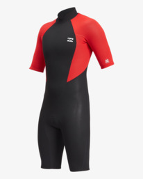 1 Intruder 2/2mm - Back Zip Springsuit for Men Red 042M19BIP0 Billabong