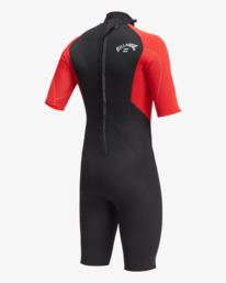5 Intruder 2/2mm - Back Zip Springsuit for Men Red 042M19BIP0 Billabong