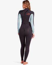 1 Launch 3/2mm Bz GBS - Traje de Surf con Cremallera en la Espalda para Mujer Gris 043G18BIP0 Billabong