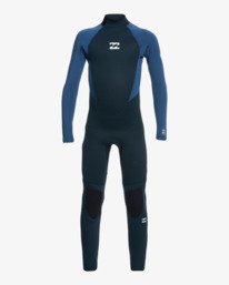 0 Intruder 4/3mm - Back Zip Wetsuit for Boys 8 - 14 Blue 044B18BIP0 Billabong