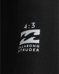 3 Intruder 4/3mm Intrdr Bz GBS - Traje de Surf con Cremallera en la Espalda para Hombre Negro 044M18BIP0 Billabong