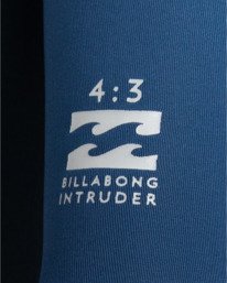 3 Intruder 4/3mm Intrdr Bz GBS - Back Zip Wetsuit for Men Blue 044M18BIP0 Billabong
