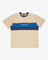 7 Simulator - Boxy T-Shirt for Men Beige 24A011601 Billabong