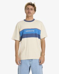 0 Simulator - Boxy T-Shirt for Men Beige 24A011601 Billabong