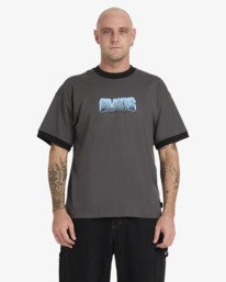 0 Spec 73 Spin Ringer - Boxy T-shirt voor Heren Gray 24A011673 Billabong