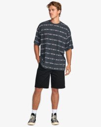 1 Occy Raging Bull Stripe - Maglia girocollo a maglia da uomo Black 24A012500 Billabong