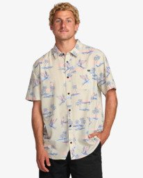 0 Sundays - Camisola de manga curta para homem Beige 24A041505 Billabong