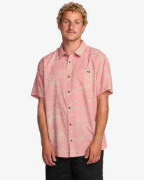 0 Sundays - Top met Korte mouw voor Heren Red 24A041505 Billabong