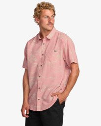 3 Sundays - Top met Korte mouw voor Heren Red 24A041505 Billabong