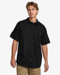 0 Sundays - Camicia a maniche corte da Uomo Black 24A041506 Billabong