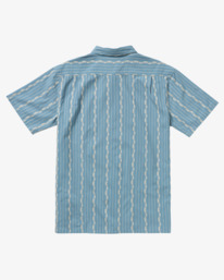 6 Sundays Jacquard - Kurzärmliges Hemd für Männer Blau 24A041507 Billabong