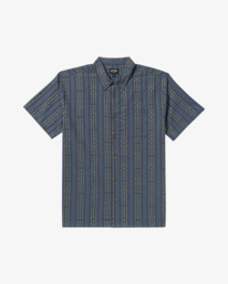 5 Sundays Jacquard - Short Sleeve Shirt for Men Blue 24A041507 Billabong