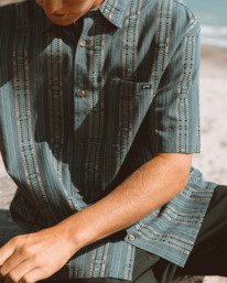 0 Sundays Jacquard - Short Sleeve Shirt for Men Blue 24A041507 Billabong