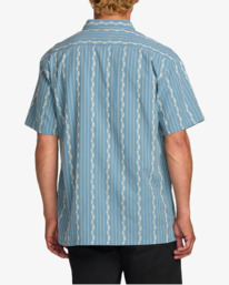 2 Sundays Jacquard - Kurzärmliges Hemd für Männer Blau 24A041507 Billabong