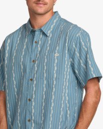 4 Sundays Jacquard - Kurzärmliges Hemd für Männer Blau 24A041507 Billabong
