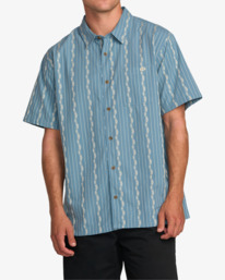 0 Sundays Jacquard - Kurzärmliges Hemd für Männer Blau 24A041507 Billabong