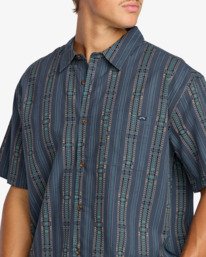 4 Sundays Jacquard - Short Sleeve Shirt for Men Blue 24A041507 Billabong