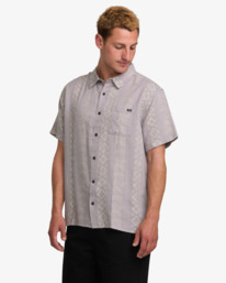 3 Sundays Jacquard - Short Sleeve Shirt for Men Multi 24A041507 Billabong