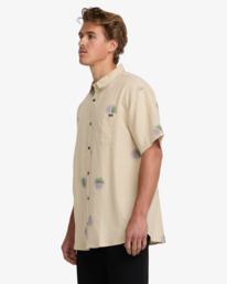 2 Cordoba - Short Sleeves Shirt for Men Beige 24A041510 Billabong