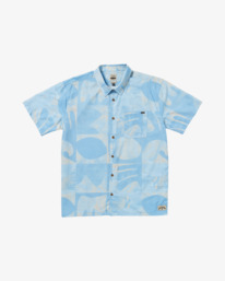 4 Elements - Short Sleeves Shirt for Men Blue 24A041514 Billabong