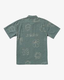 1 Together - Short Sleeves Shirt for Men Green 24A041515 Billabong