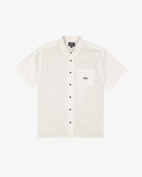 5 Bad Dog - Overhemd met Korte Mouwen voor Heren White 24A041601 Billabong