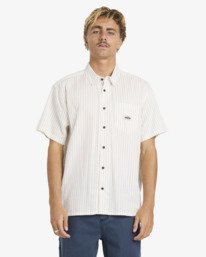 0 Bad Dog - Overhemd met Korte Mouwen voor Heren White 24A041601 Billabong