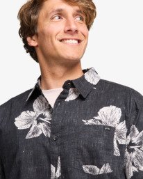 6 Sundays Hi - Overhemd met Korte Mouwen voor Heren Black 24A041630 Billabong