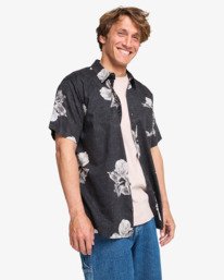 5 Sundays Hi - Overhemd met Korte Mouwen voor Heren Black 24A041630 Billabong