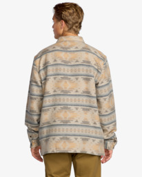 2 Offshore Jacquard Flannel - Long Sleeve Shirt for Men Beige 24A053501 Billabong