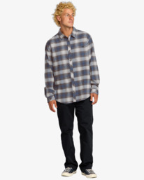 1 Coastline - Camicia in flanella da Uomo Blue 24A053506 Billabong