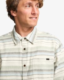 3 Coastline - Flannel Shirt for Men Beige 24A053506 Billabong