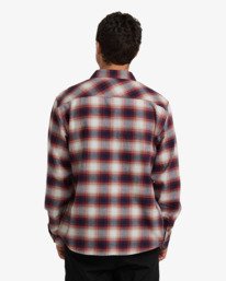 3 Coastline - Flannel Shirt for Men Purple 24A053506 Billabong