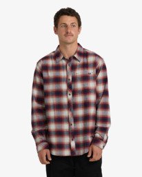0 Coastline - Flannel Shirt for Men Purple 24A053506 Billabong