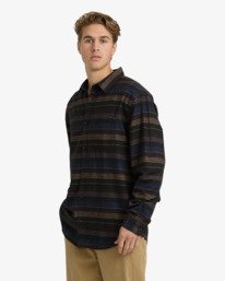 4 Coastline - Flannel Shirt for Men Black 24A053506 Billabong
