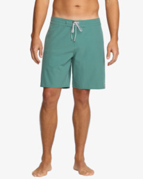 2 Wategos 17.5" -  Lo Tides Boardshorts for Men Blue 24A081516 Billabong