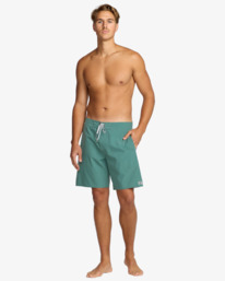 3 Wategos 17.5" -  Lo Tides Boardshorts for Men Blue 24A081516 Billabong