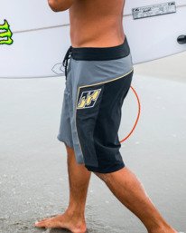 0 Straddie Pro 20" - Boardshort Performance pour Homme Gris 24A081521 Billabong