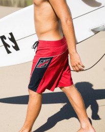 0 Straddie Pro 20" - Performance Board Shorts for Men Red 24A081521 Billabong