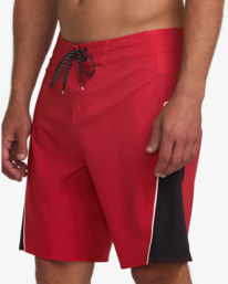 6 Straddie Pro 20" - Performance Board Shorts for Men Red 24A081521 Billabong