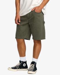 2 Bad Dog Workwear 21" - Denim Shorts for Men Blue 24A091500 Billabong